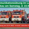 Kommunikationsübung im Landkreis Zwickau am 22.01.2022