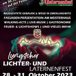 Flyer Lungscher Lichter- und Laternenfest [(c) Stadtverwaltung Oberlungwitz]