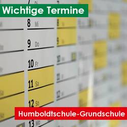 Übersicht über wichtige Termine 2024/25