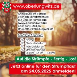 Anmeldung Strumpflauf 2025 ©Stadt Oberlungwitz