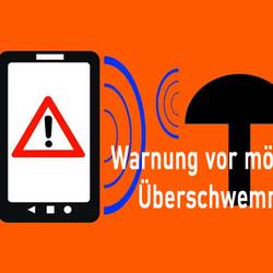Warnung vor und Informationen zu Überschwemmungen durch Tauwetter und Regen im Bereich des Lungwitzbaches